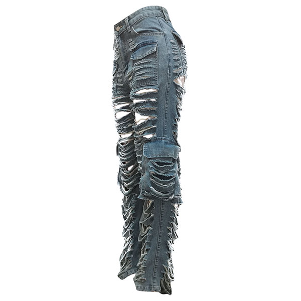 DESTROY DAMAGE DENIM PANTS