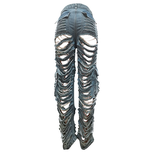 DESTROY DAMAGE DENIM PANTS