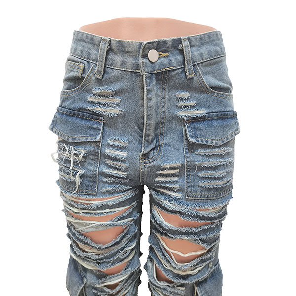 DESTROY DAMAGE DENIM PANTS