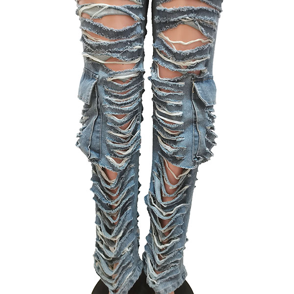 DESTROY DAMAGE DENIM PANTS