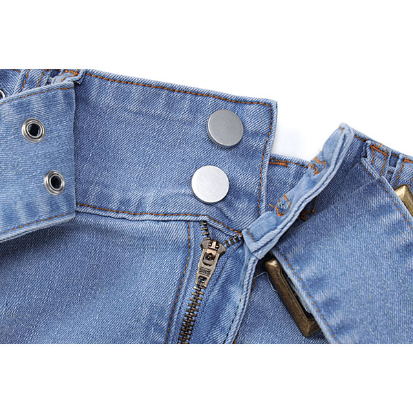 WIDE BELT DENIM TWO PIECE