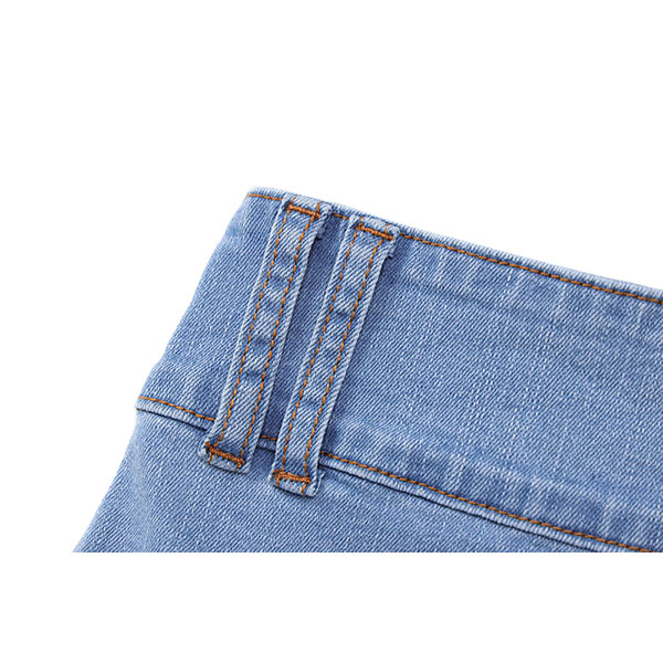 WIDE BELT DENIM TWO PIECE
