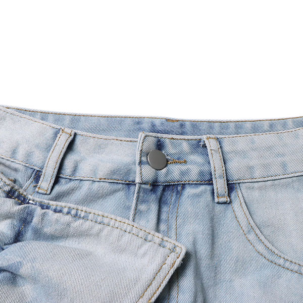 DENIM RIBBON SKIRT