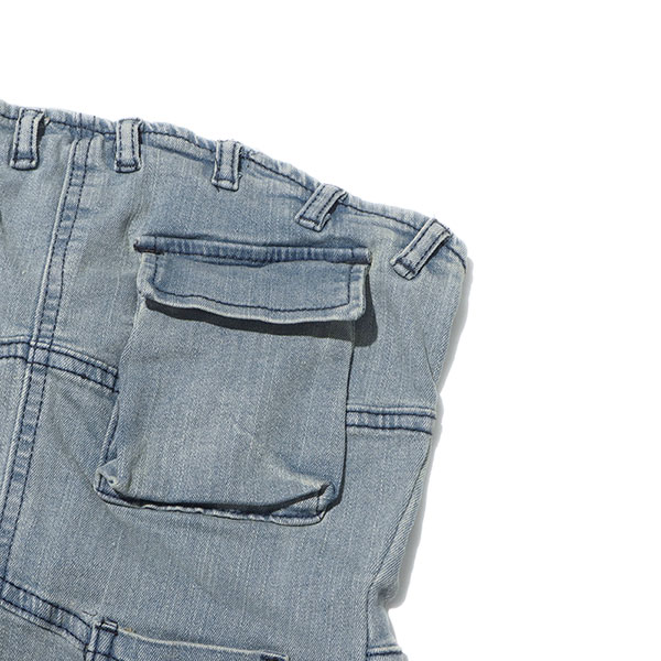 MULTI POCKET DENIM ONEPIECE