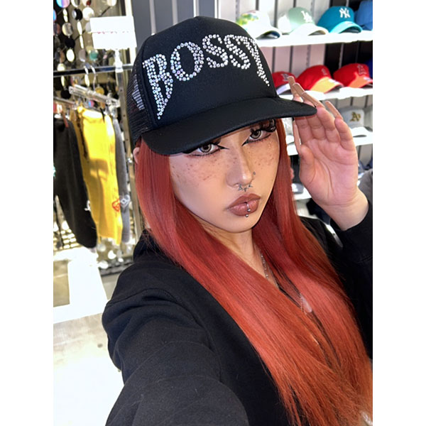 BOSSY STONE MESH CAP
