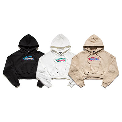 Y2K CROPPED HOODIE
