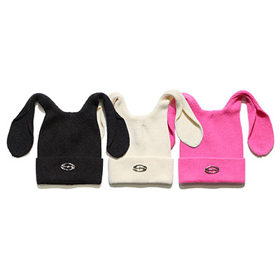 PLATE RABBIT EARS BEANIE