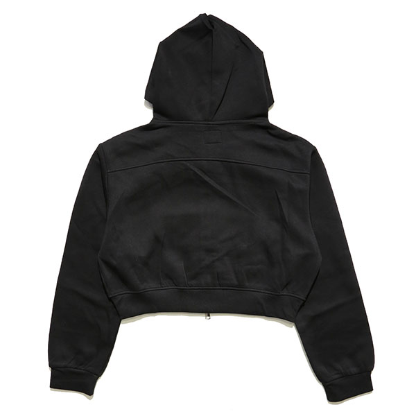 PLATE LACE CROPPED ZIP HOODIE