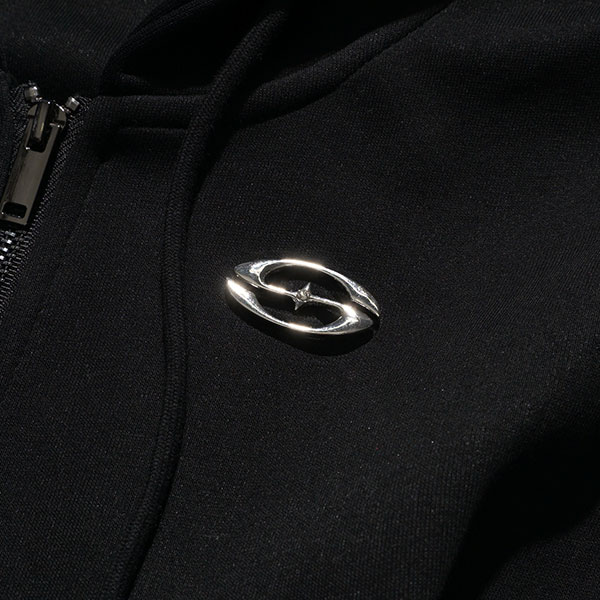 CROSS STONE ZIP HOODIE