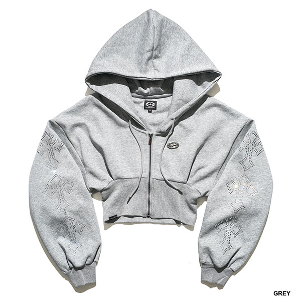 CROSS STONE ZIP HOODIE