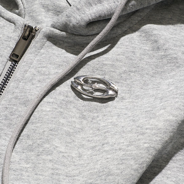 CROSS STONE ZIP HOODIE