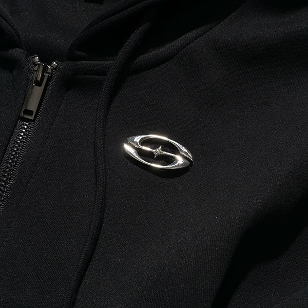 PLATE KNIT ZIP HOODIE