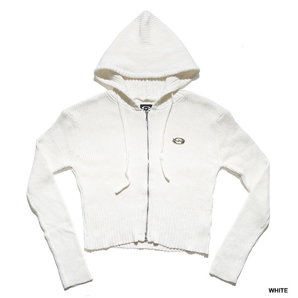 PLATE KNIT ZIP HOODIE