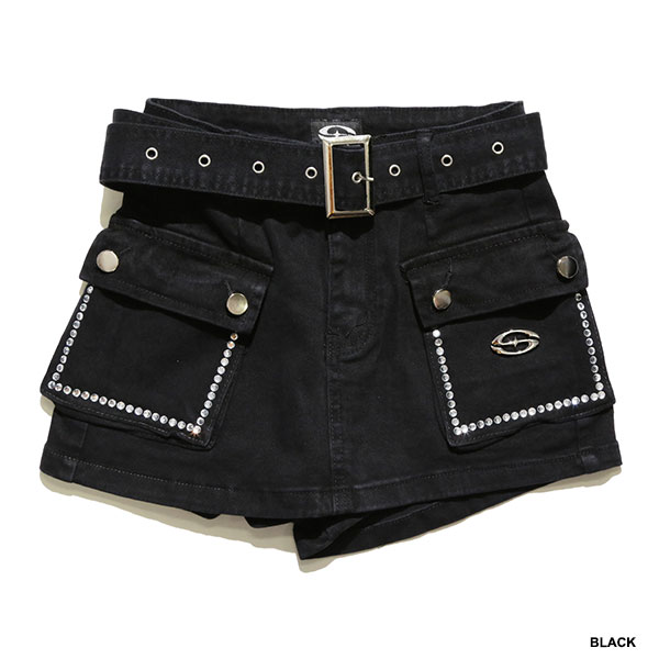 PLATE STONE CARGO SKORTS