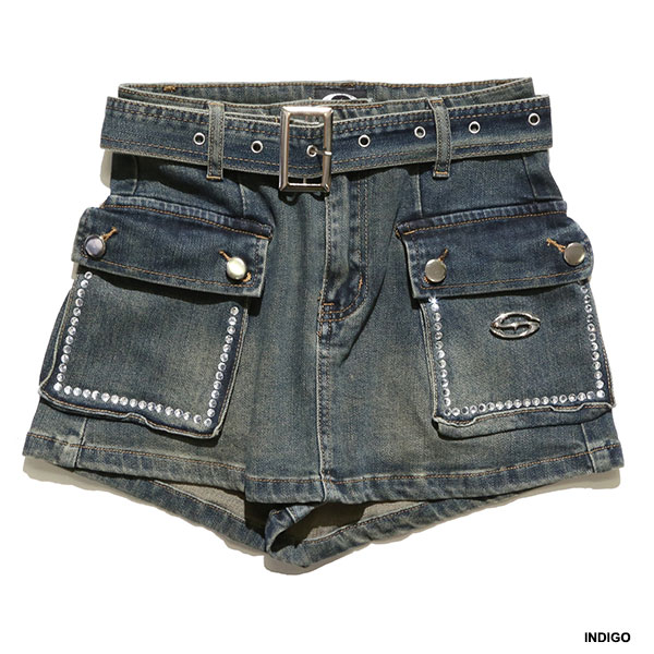 PLATE STONE CARGO SKORTS
