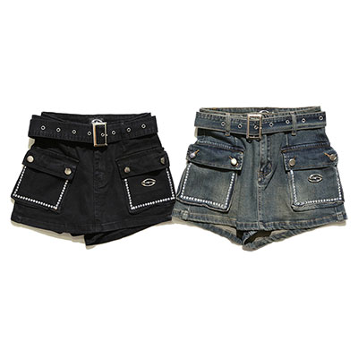 PLATE STONE CARGO SKORTS