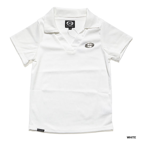 PLATE V-NECK POLO