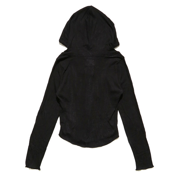 PLATE RIB HOOD L/S T-SHIRT