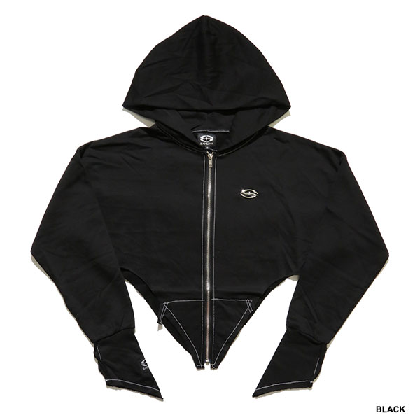 PLATE TAIL ZIP HOODIE
