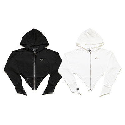 PLATE TAIL ZIP HOODIE