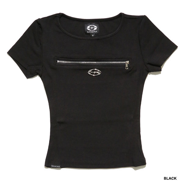 PLATE ZIP T-SHIRT