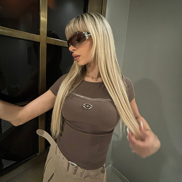 PLATE ZIP T-SHIRT