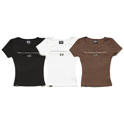 PLATE ZIP T-SHIRT