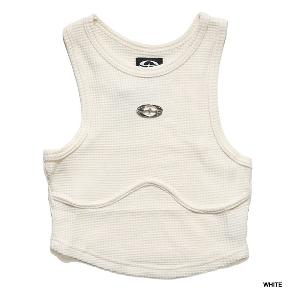 PLATE WAFFLE TANK TOP