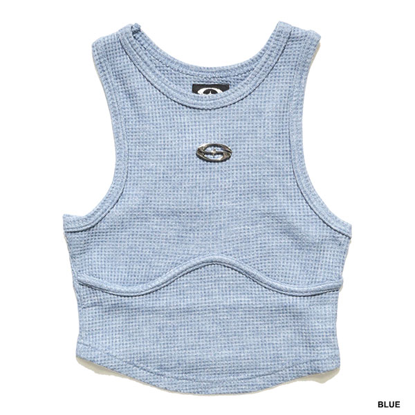 PLATE WAFFLE TANK TOP