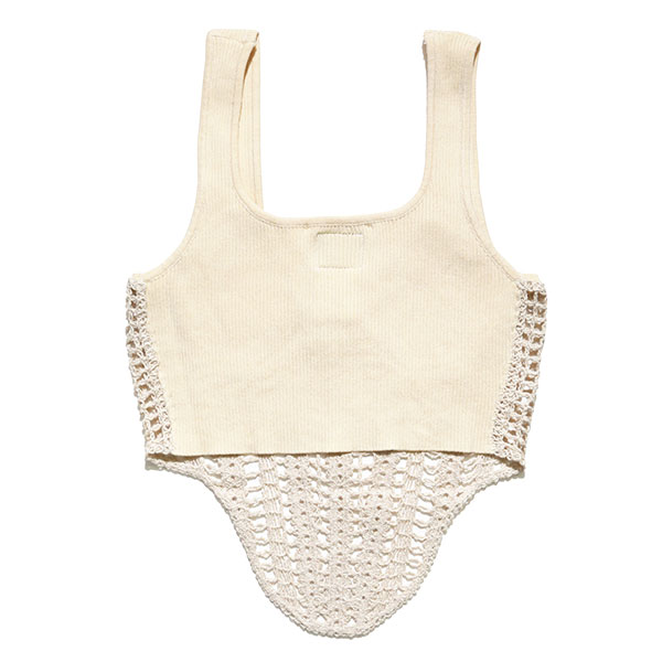 PLATE KNIT TANK TOP