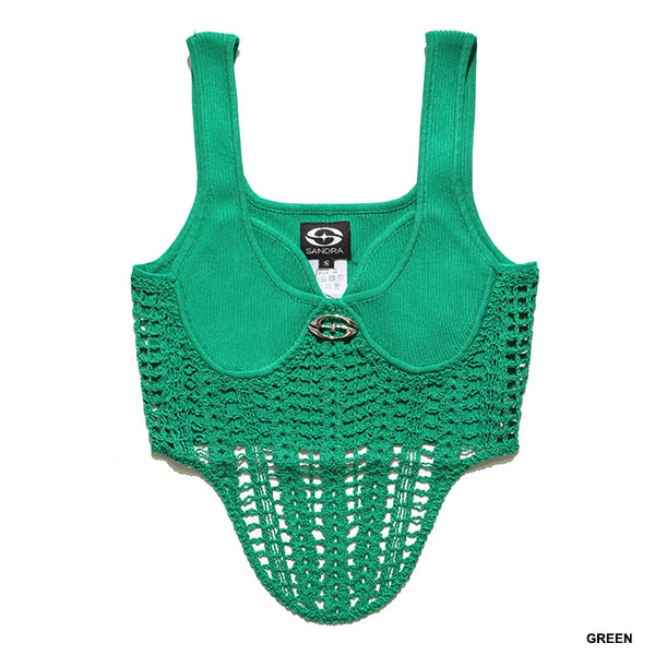 PLATE KNIT TANK TOP