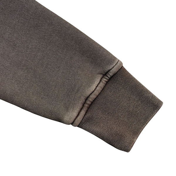 STUDS PIGMENT ZIP HOODIE