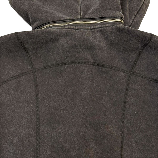 STUDS PIGMENT ZIP HOODIE