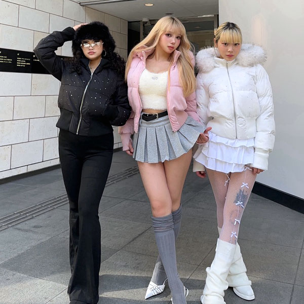 TRIM FUR STONE PUFF JACKET