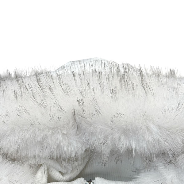 TRIM FUR STONE PUFF JACKET