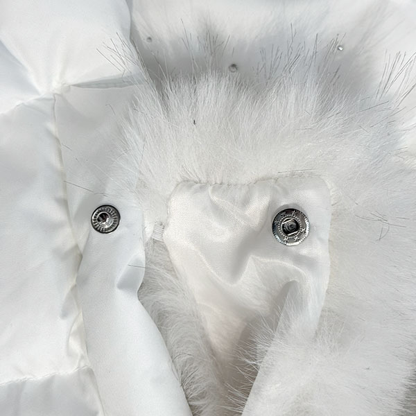 TRIM FUR STONE PUFF JACKET