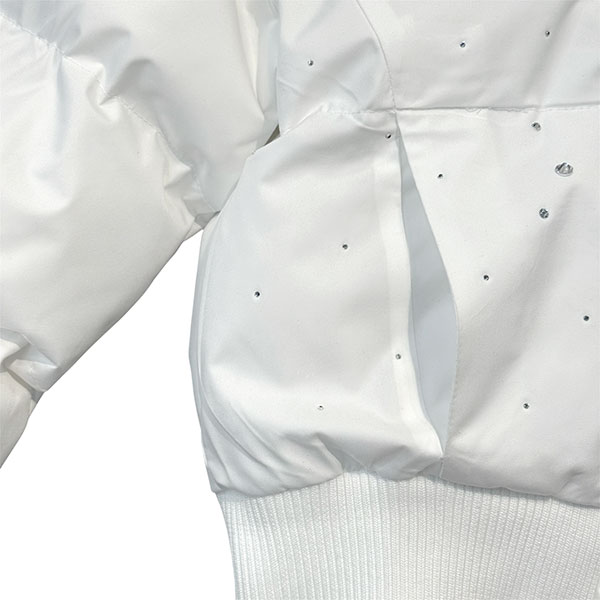 TRIM FUR STONE PUFF JACKET