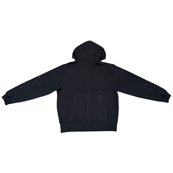 DIVA CROSS STONE ZIP HOODIE