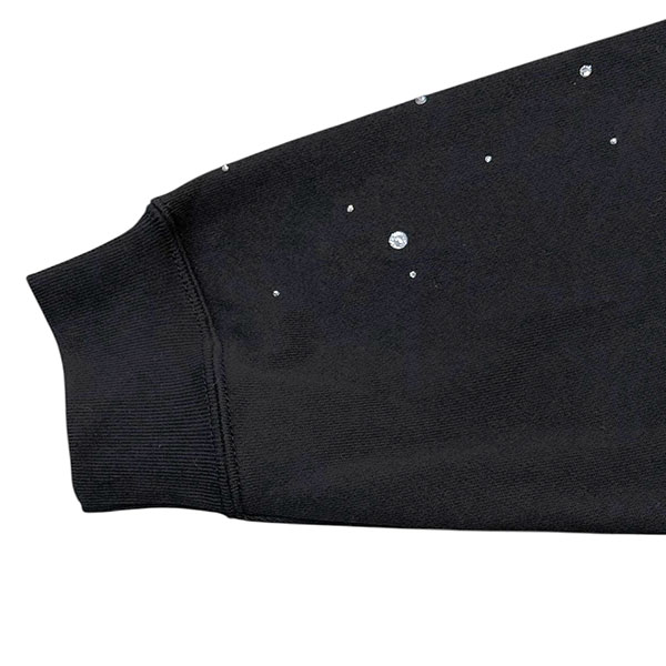 DIVA CROSS STONE ZIP HOODIE