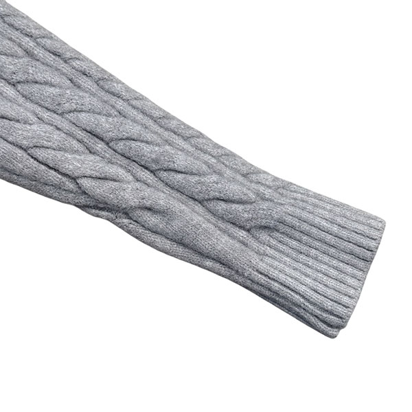 OG TRIM FUR ZIP KNIT HOODIE