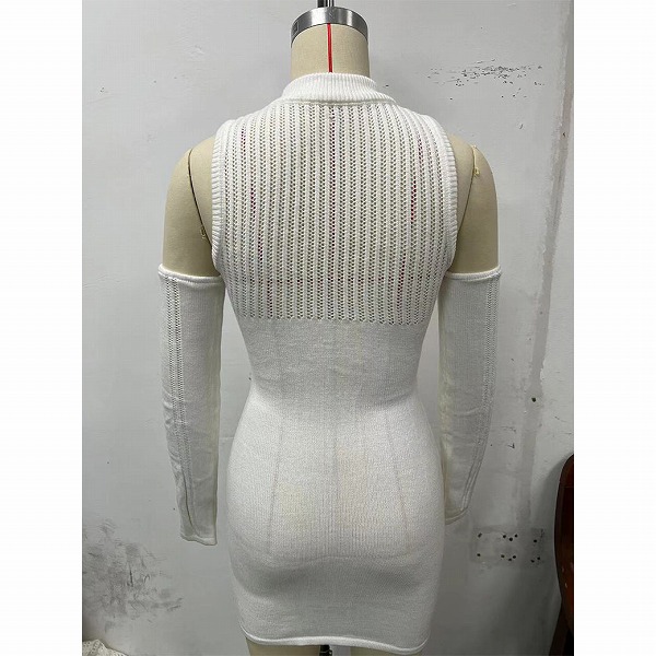 OFF SHOULDER KNIT ONEPIECE