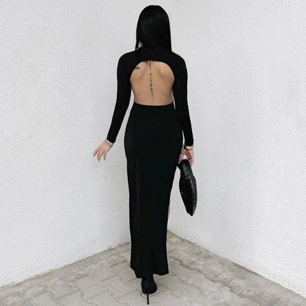 HIGH SLIT ONEPIECE