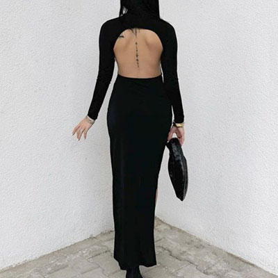 HIGH SLIT ONEPIECE