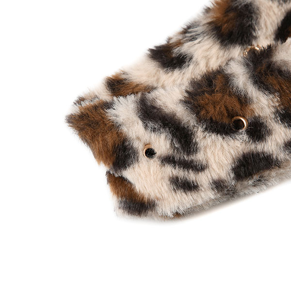 LEOPARD FUR BELT