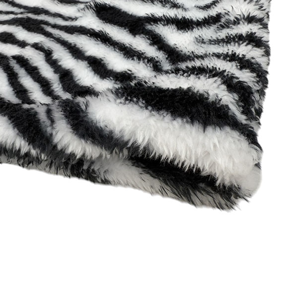 ZEBRA FUR SKIRT