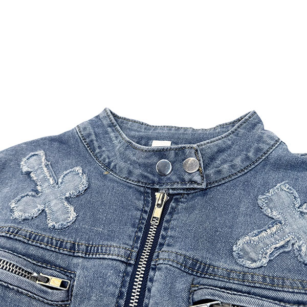 CROSS PATCH DENIM SET UP