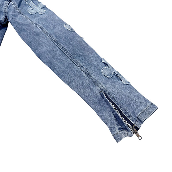 CROSS PATCH DENIM SET UP
