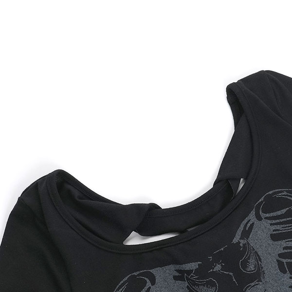 BACK LACE UP PUNK T-SHIRT