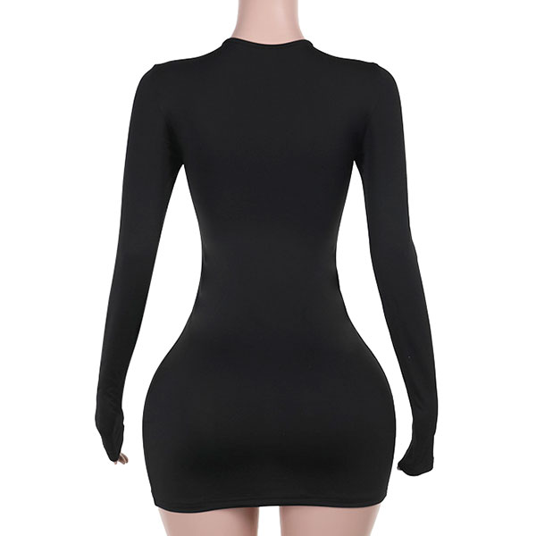 HOLLOW LACE UP ONE PIECE