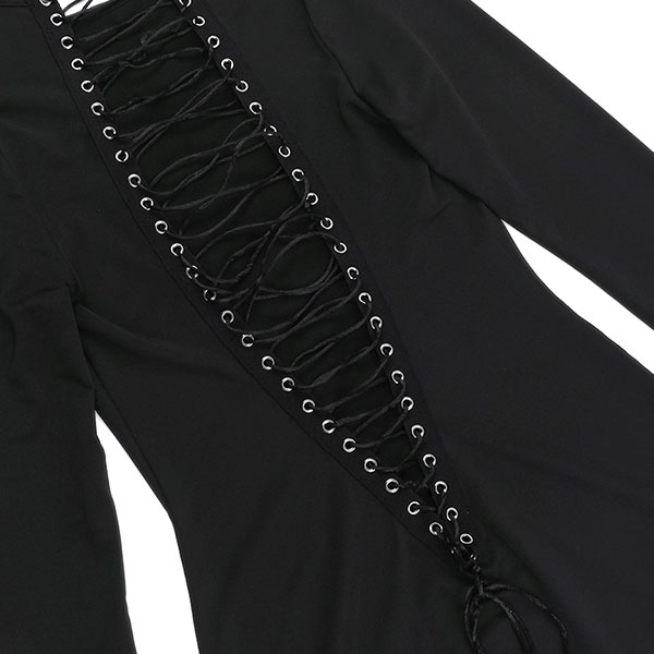 HOLLOW LACE UP ONE PIECE